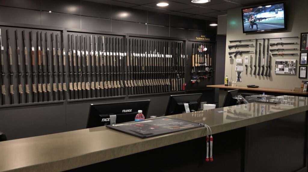  modern gun range reception 